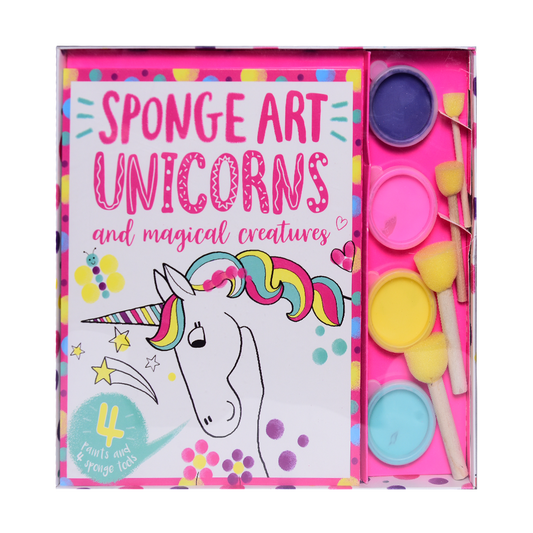 Sponge Art Unicorns and Magical Creatures