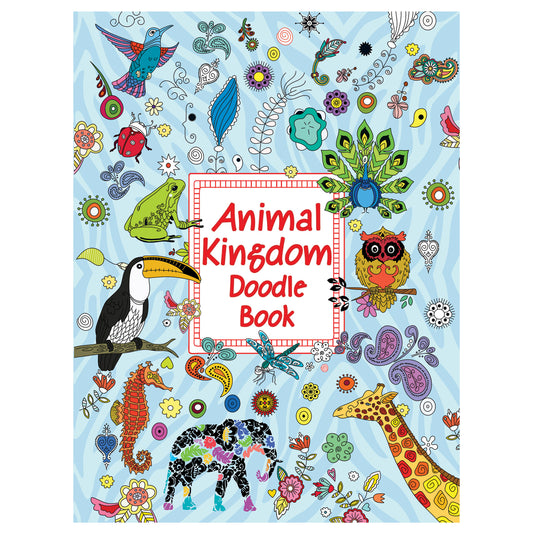 Animal Kingdom: Doodle &amp; Colouring Book